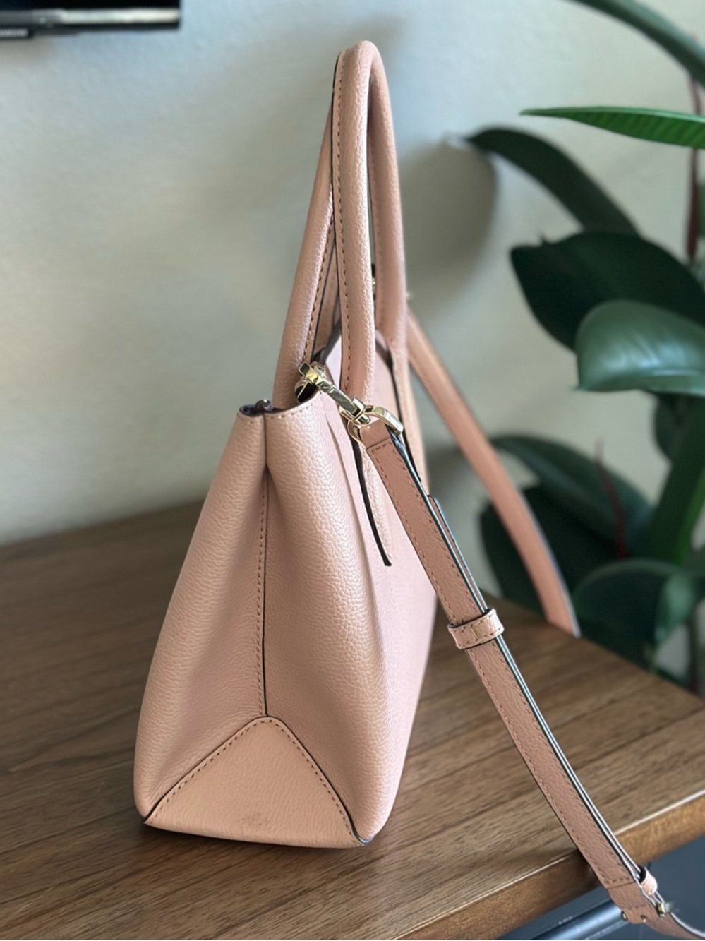 Kate Spade ♠️ Rosy Cheeks Small Satchel - Like New! See Video! - Picture 7 of 11